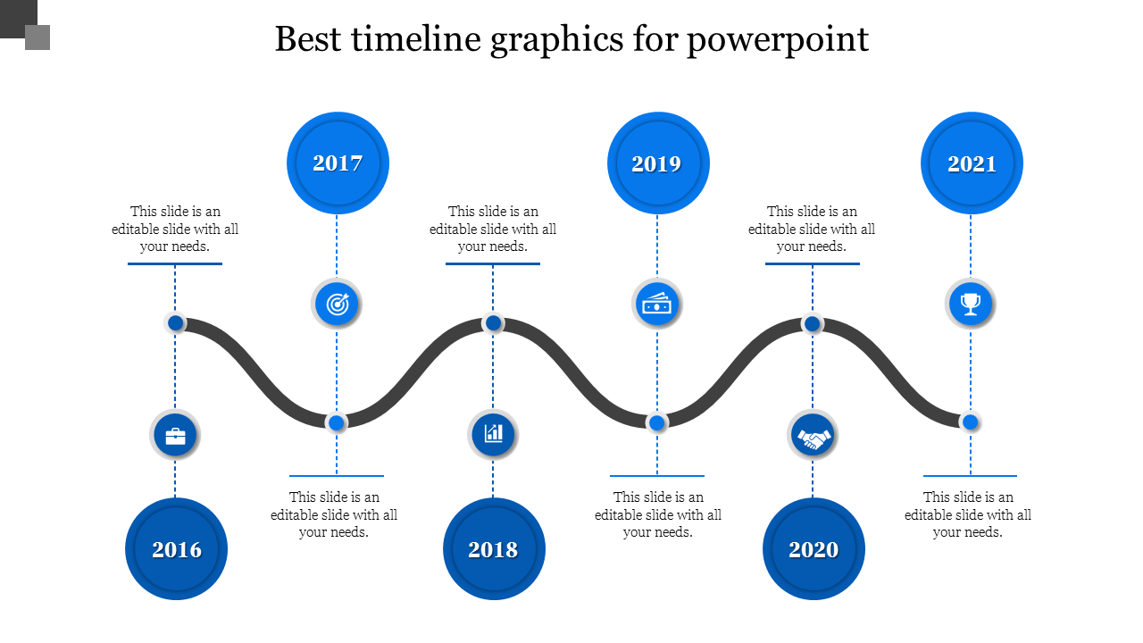 Free - Best Timeline Graphics for PowerPoint Slide